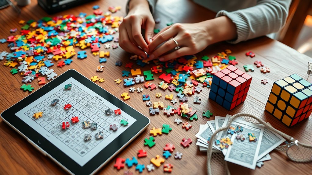 boost brain through puzzles