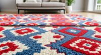 easy to clean decorative rugs