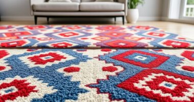 easy to clean decorative rugs