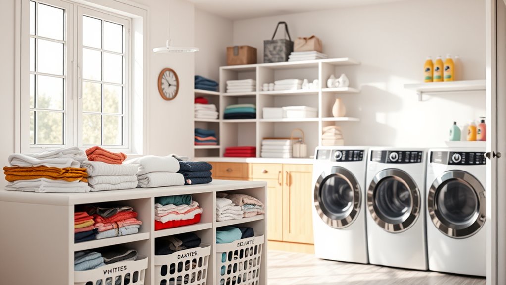 effective laundry organization system
