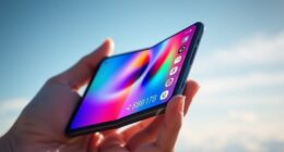 folding screens satellite connectivity