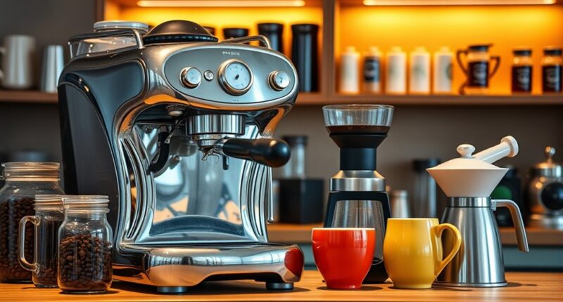 home coffee bar setup