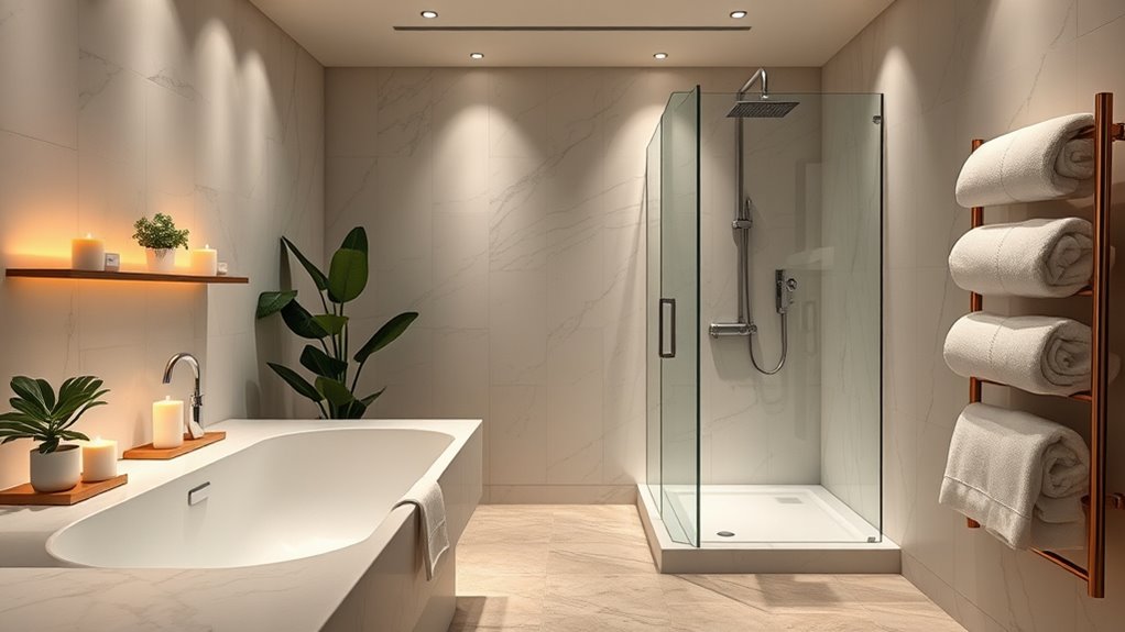 luxurious relaxing bathroom design