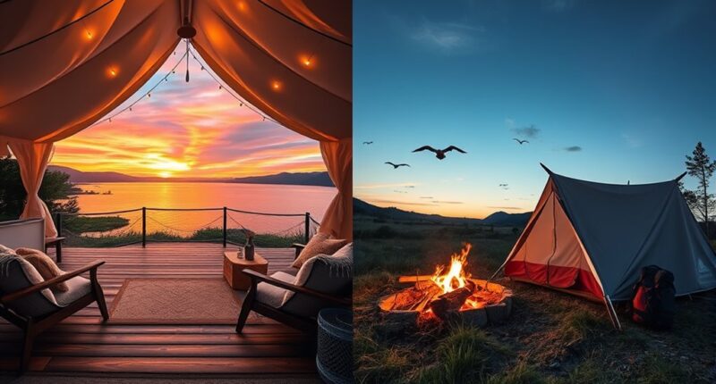 luxury outdoor accommodation options