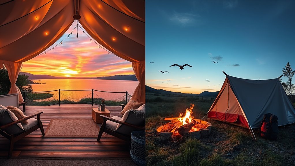 luxury outdoor accommodation options