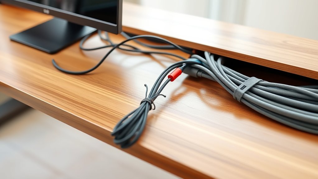 organized wires for safety