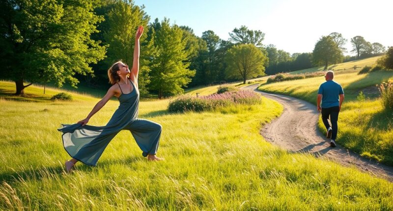 outdoor low impact exercises