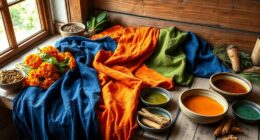 plant based fabric coloring