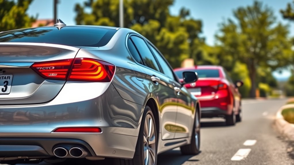 rear sensors automatically brake