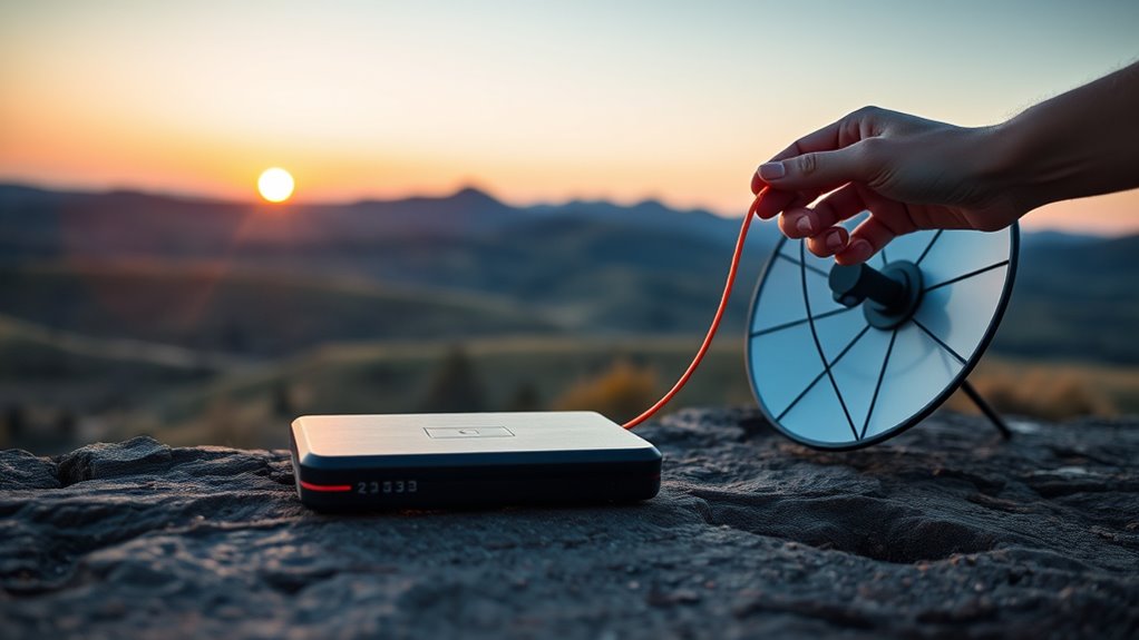 remote satellite internet connectivity