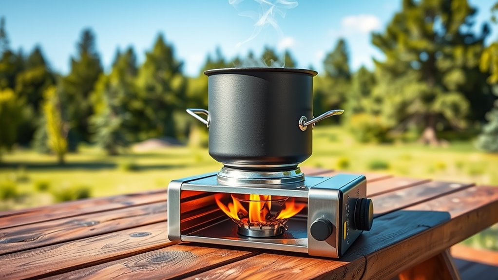 safe efficient portable cooking