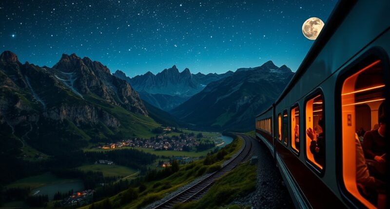 scenic night train routes