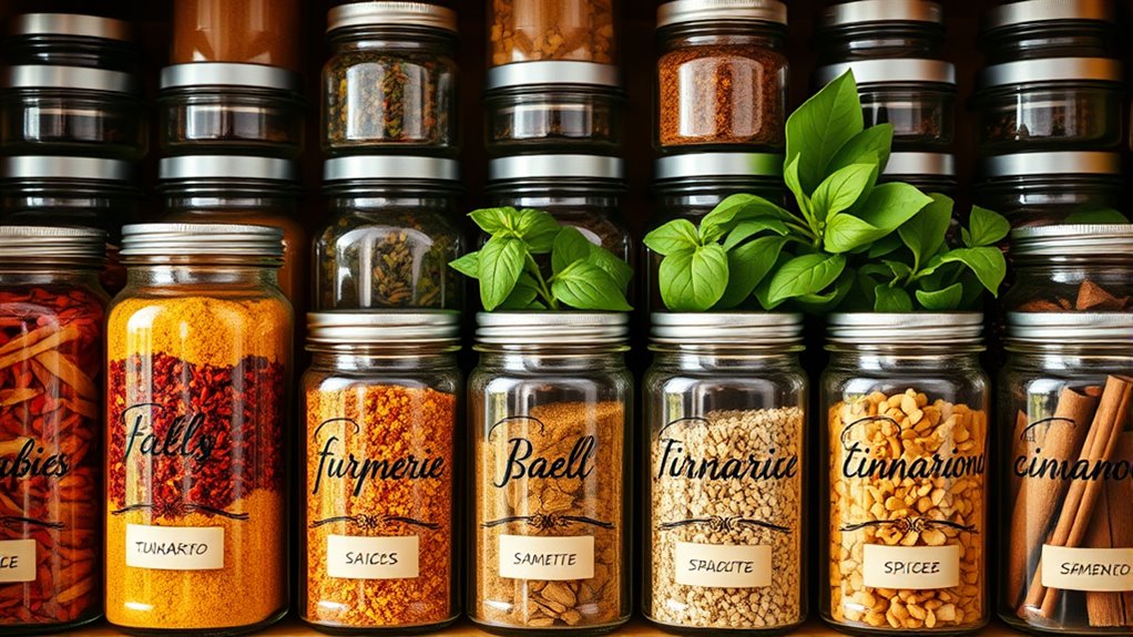 store herbs and spices properly