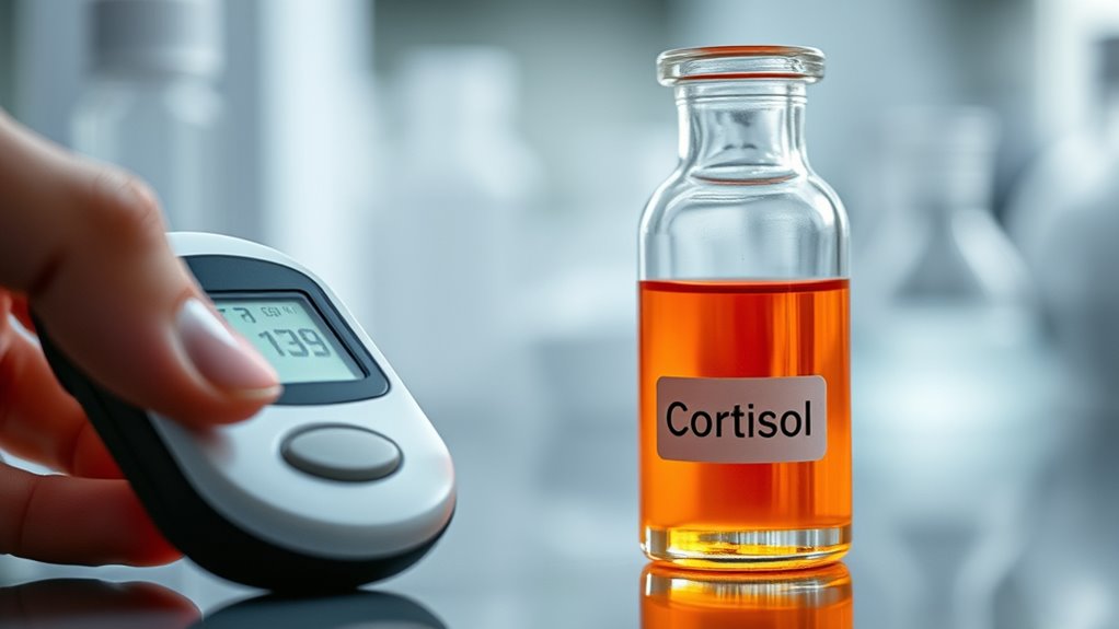 stress influences cortisol levels