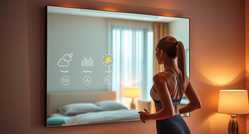 technology enhanced wellness mirrors