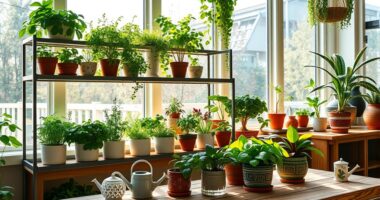 year round indoor herb gardening