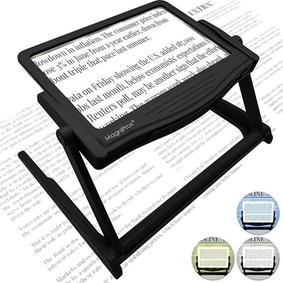 5x led magnifier stand