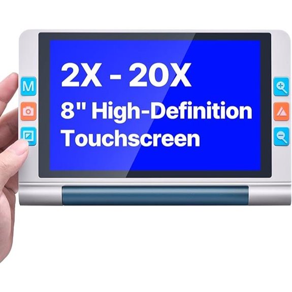 8 inch hd touchscreen magnifier