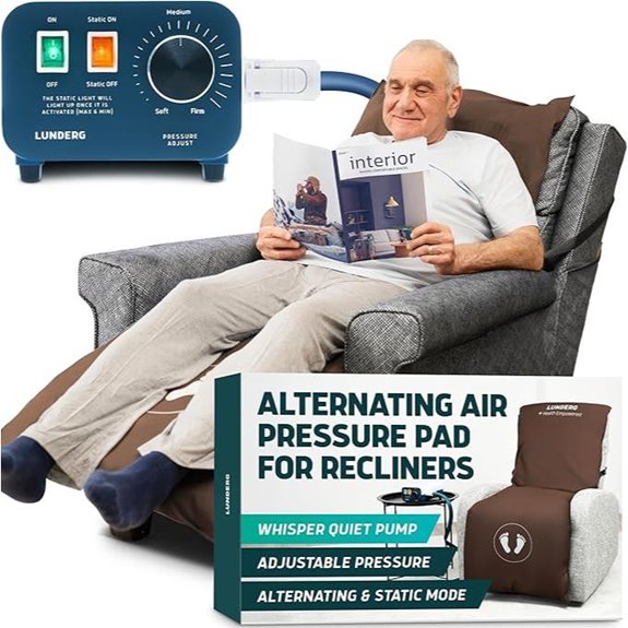 Lunderg Alternating Air Pressure Recliner Cushion