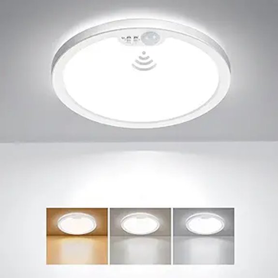 BLNAN Motion Sensor Ceiling Light 8.7 Inch 3 Color