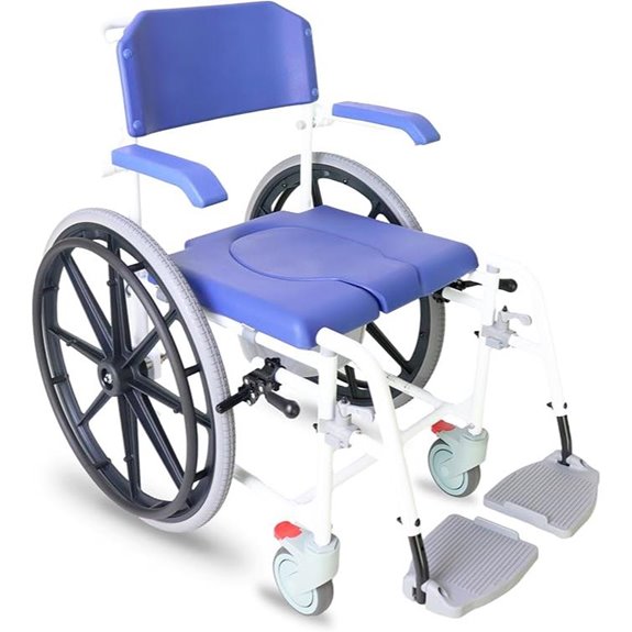 KMINA Adjustable Wheelchair for Elderly and Disabled