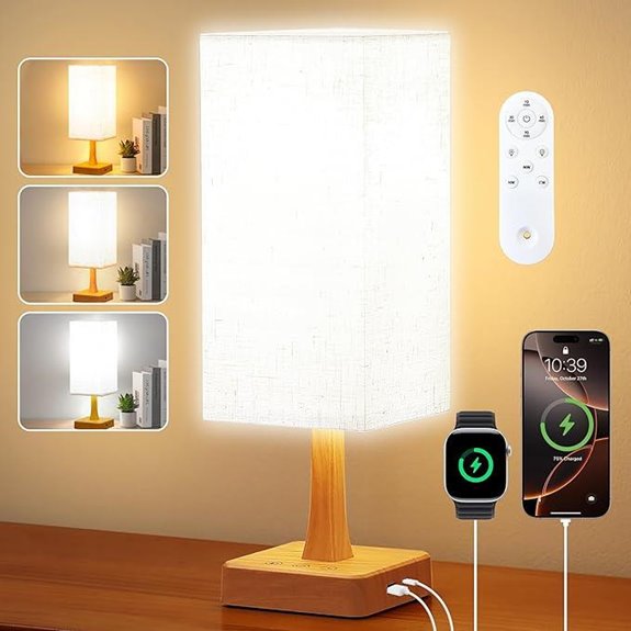 Light Therapy Lamp with Remote and Adjustable Settings