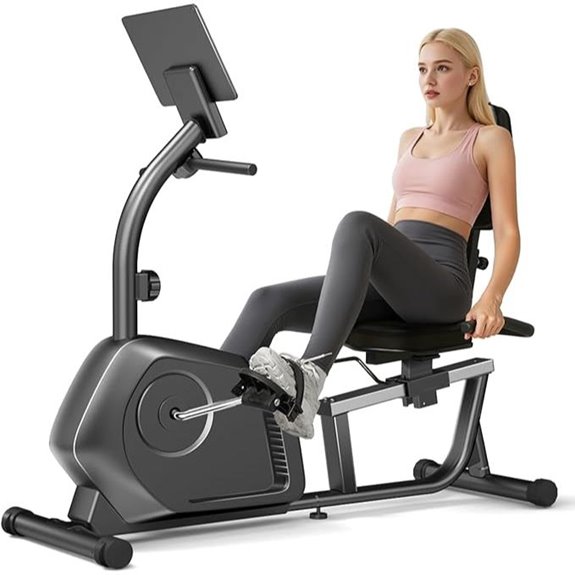 Recumbent Exercise Bike with 16 Resistance Levels