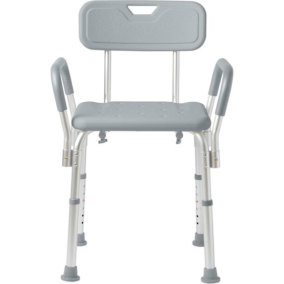 Medline Shower Chair with Backrest & Armrests