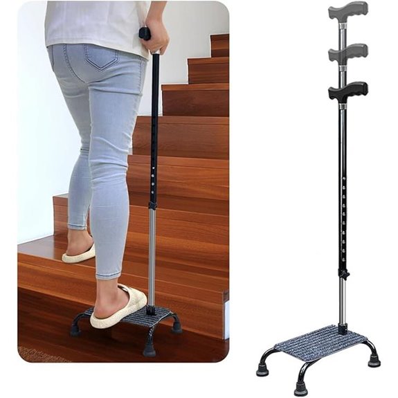 Stair Climbing Cane with Adjustable Stairlift Aid