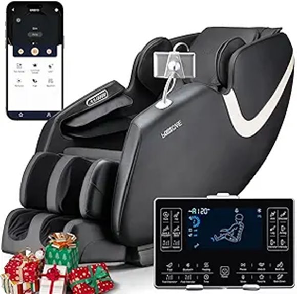 AI Control Full Body Massage Chair with Foot Roller