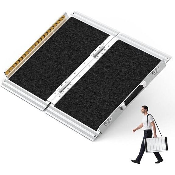 aluminum ramp with strap