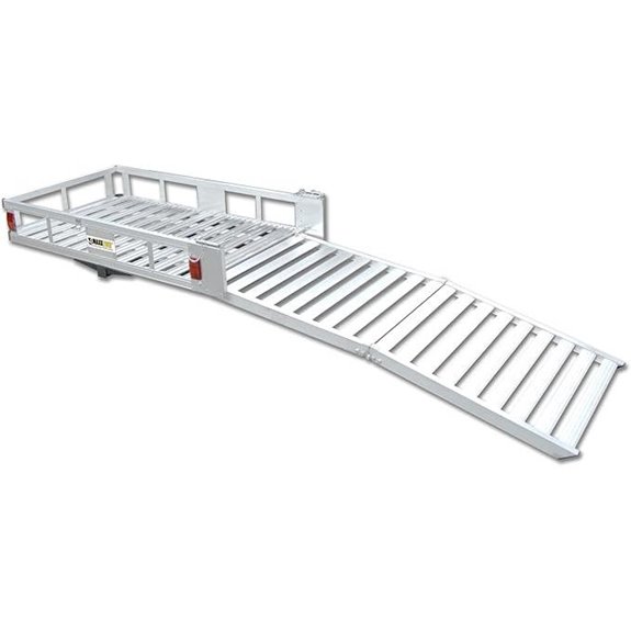 MaxxHaul Aluminum Wheelchair Carrier with Ramp (53.5x29.75)