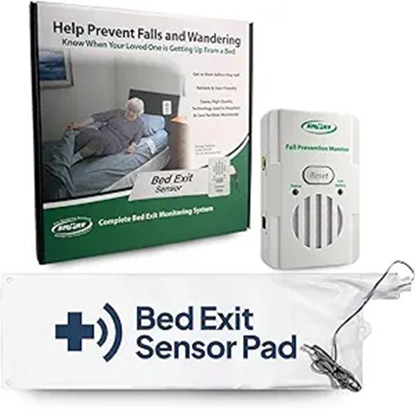 Smart Caregiver Bed Alarm with Weight-Sensing Pad