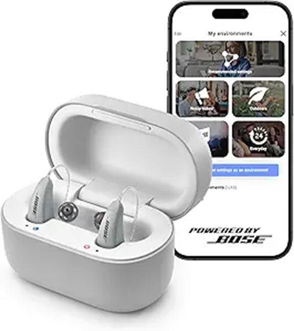 Lexie B2 OTC Hearing Aids with Bluetooth and App