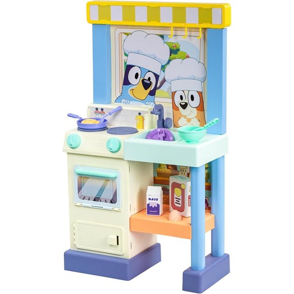 Bluey Kid Kitchen Play Set with Accessories