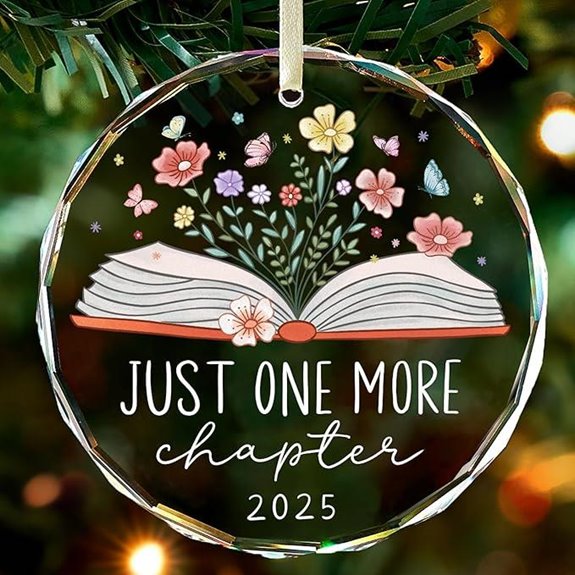 Book Lovers Ornament 2025 Christmas Tree Decoration