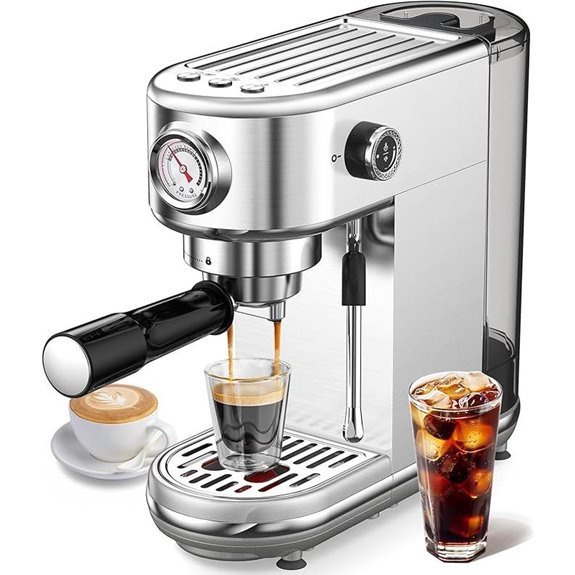 compact 20 bar espresso machine
