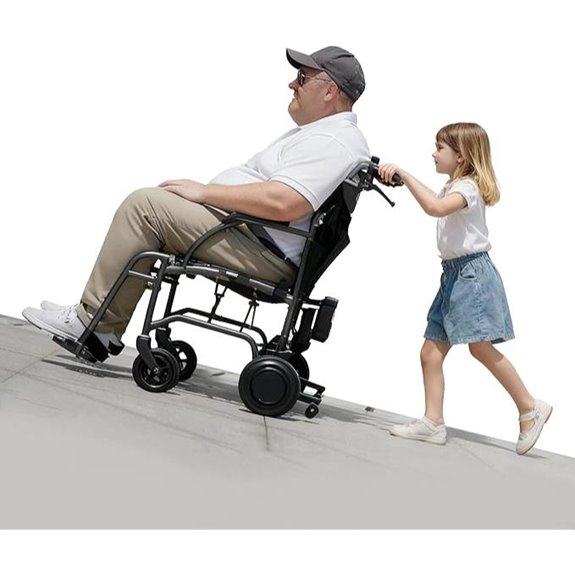 Lightweight Electric Power Wheelchair with Dual Motors