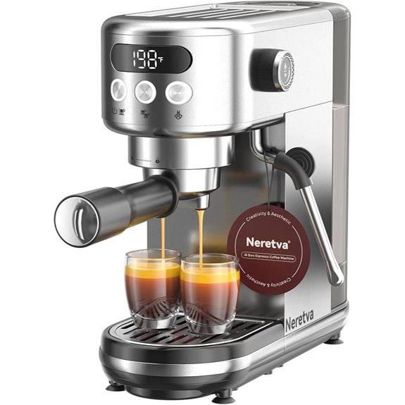 compact led espresso machine