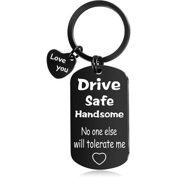 ChunlongFour Couple Drive Safe Keychain Gift