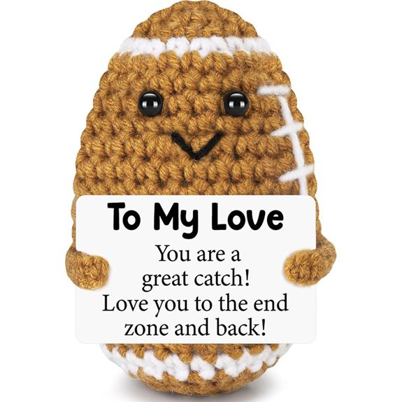 Crochet Football Gift for Him and Her