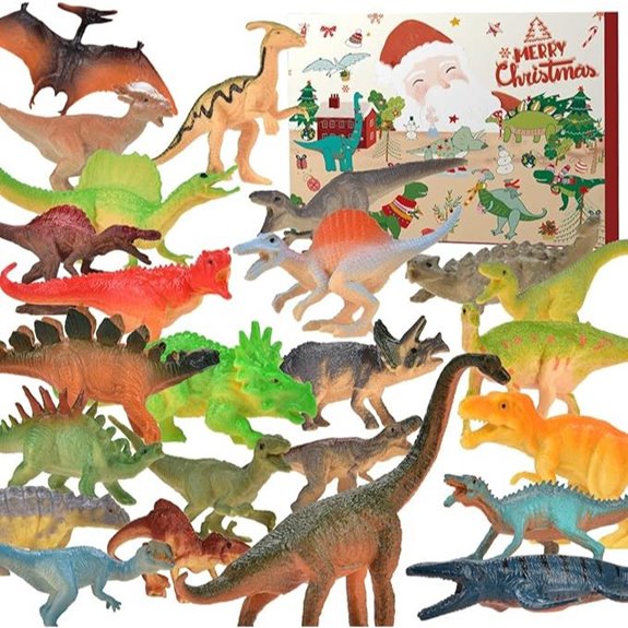 Dinosaur Advent Calendar for Kids 24-Day Xmas Gift