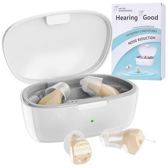 Invisible Rechargeable Hearing Aids for Seniors