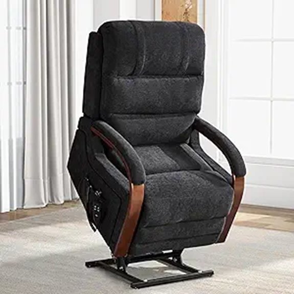 Dual Motor Lift Recliner with Massage and Heat
