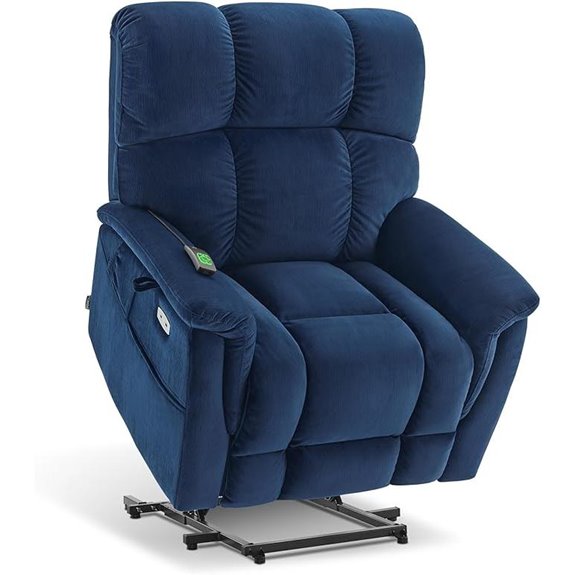 MCombo Dual Motor Lift Recliner with Massage and Heat