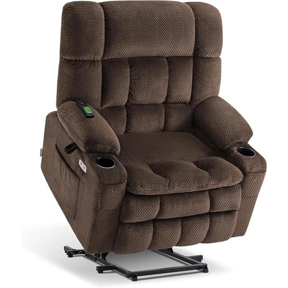 dual motor recliner with heat