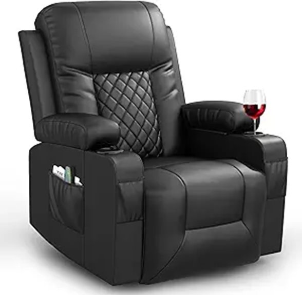 FSC Certified Heated Recliner Chair for Adults