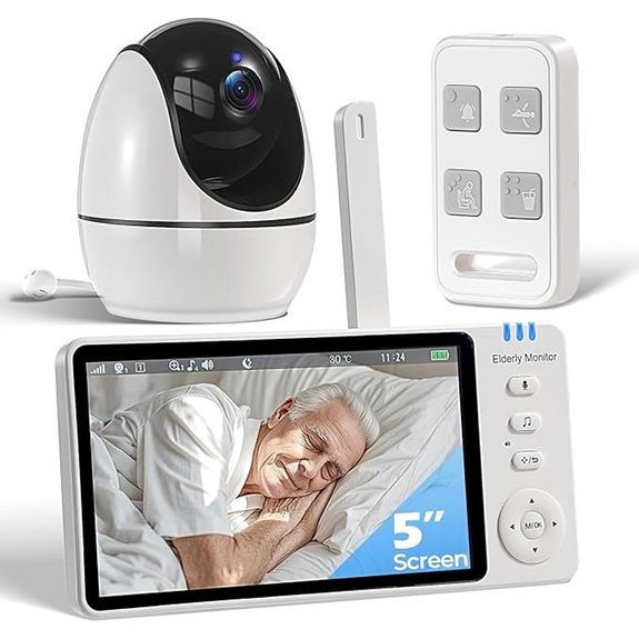 Elderly Care Video Monitor with Camera and Talk