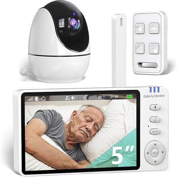 Elderly Care Video Monitor with Camera and Audio