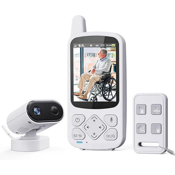 Elderly Care Monitor with Camera and Two-Way Talk